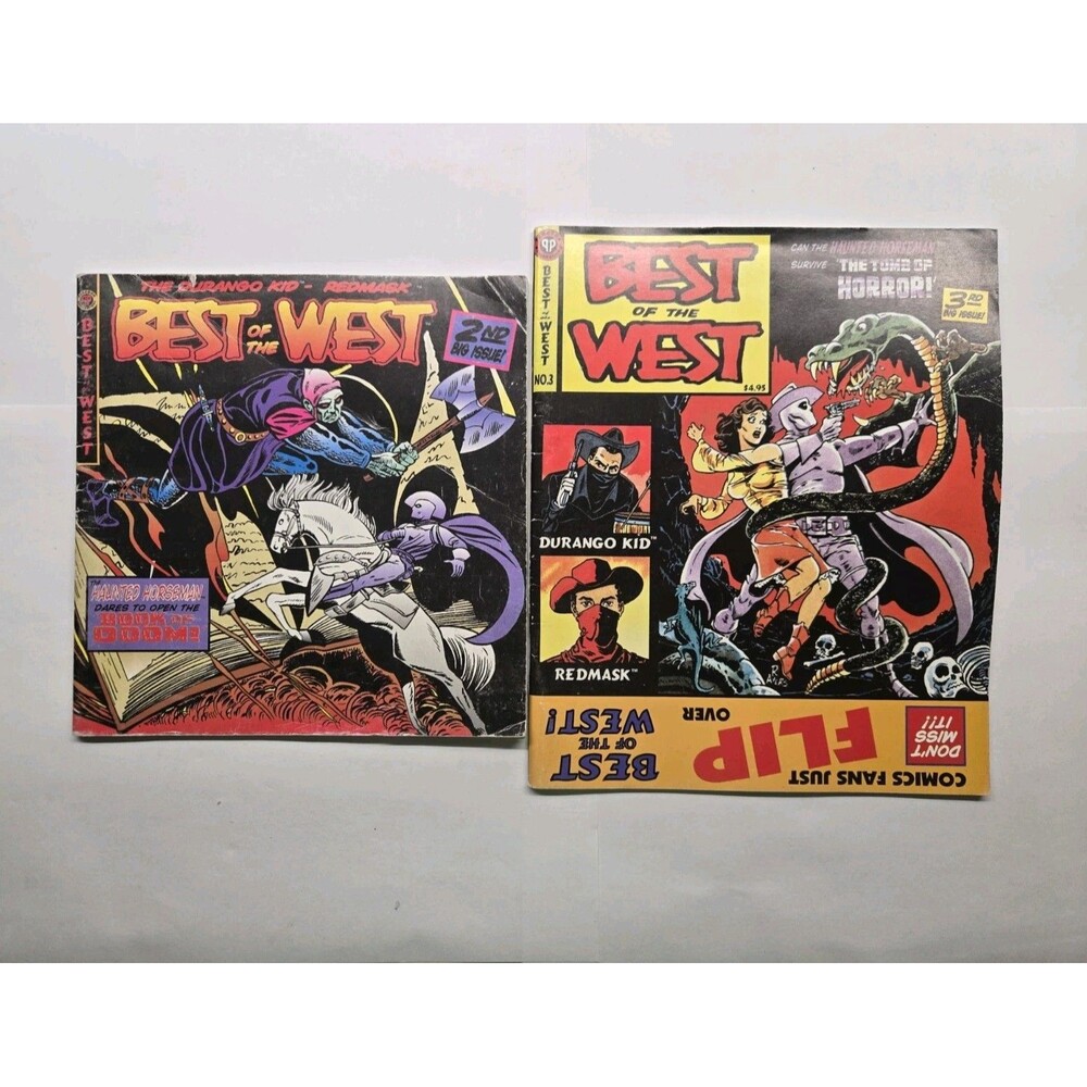 Best of the West #2 & All Hero Retro Comics #5 1998 Paragon Comics